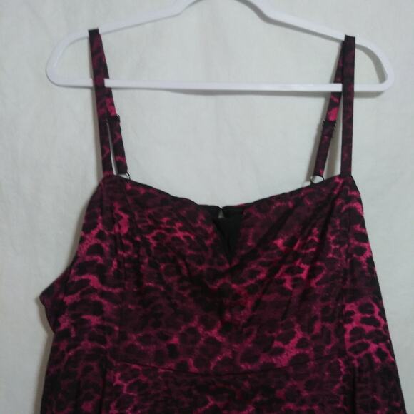 Torrid X Betsey Johnson Leopard Mini BabyDoll Dress Pinup Rockabilly Goth Sz 26 - Picture 4 of 11